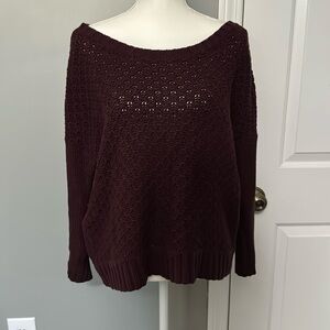American Eagle Maroon Sweater- Size medium